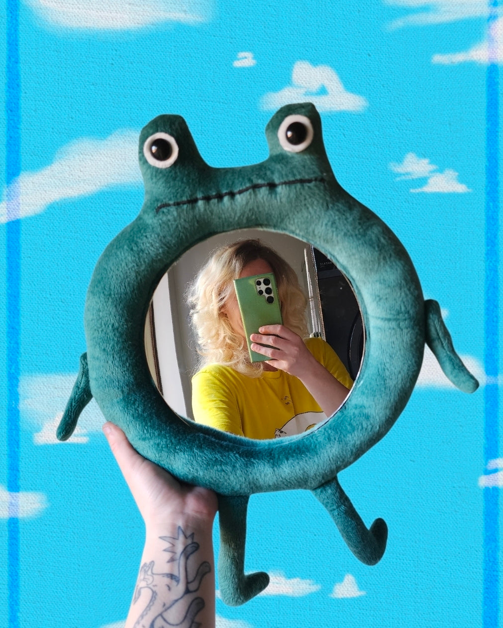Terrible frog mirror