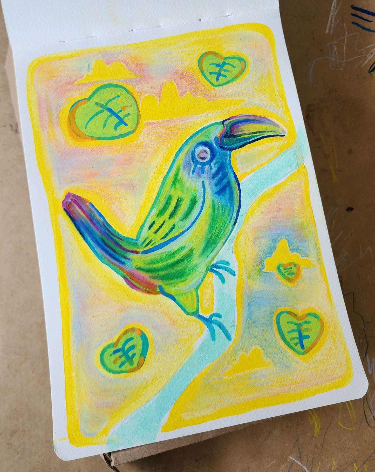 Emerald toucanet - Original Artwork