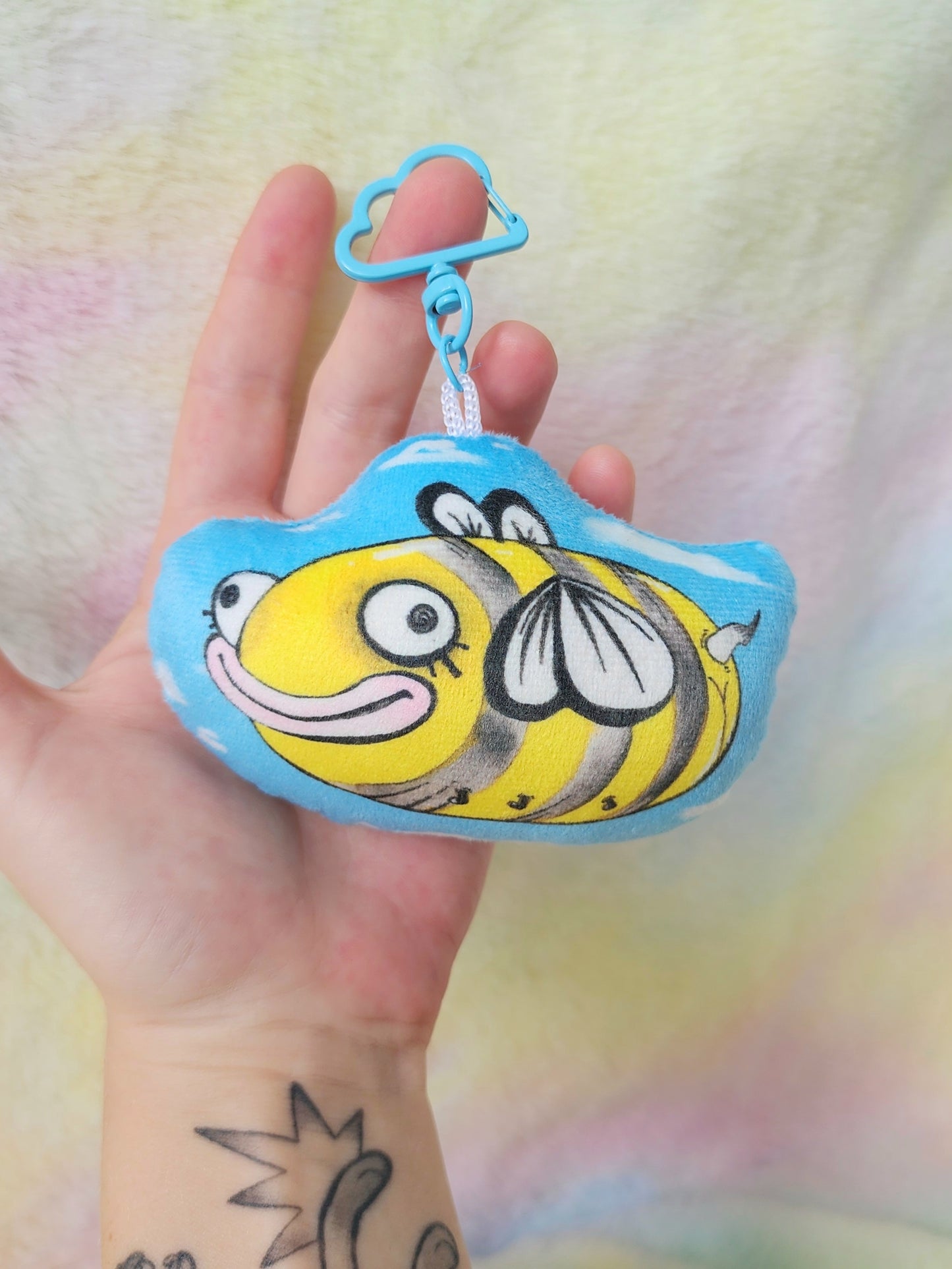 Plush keychain - bee