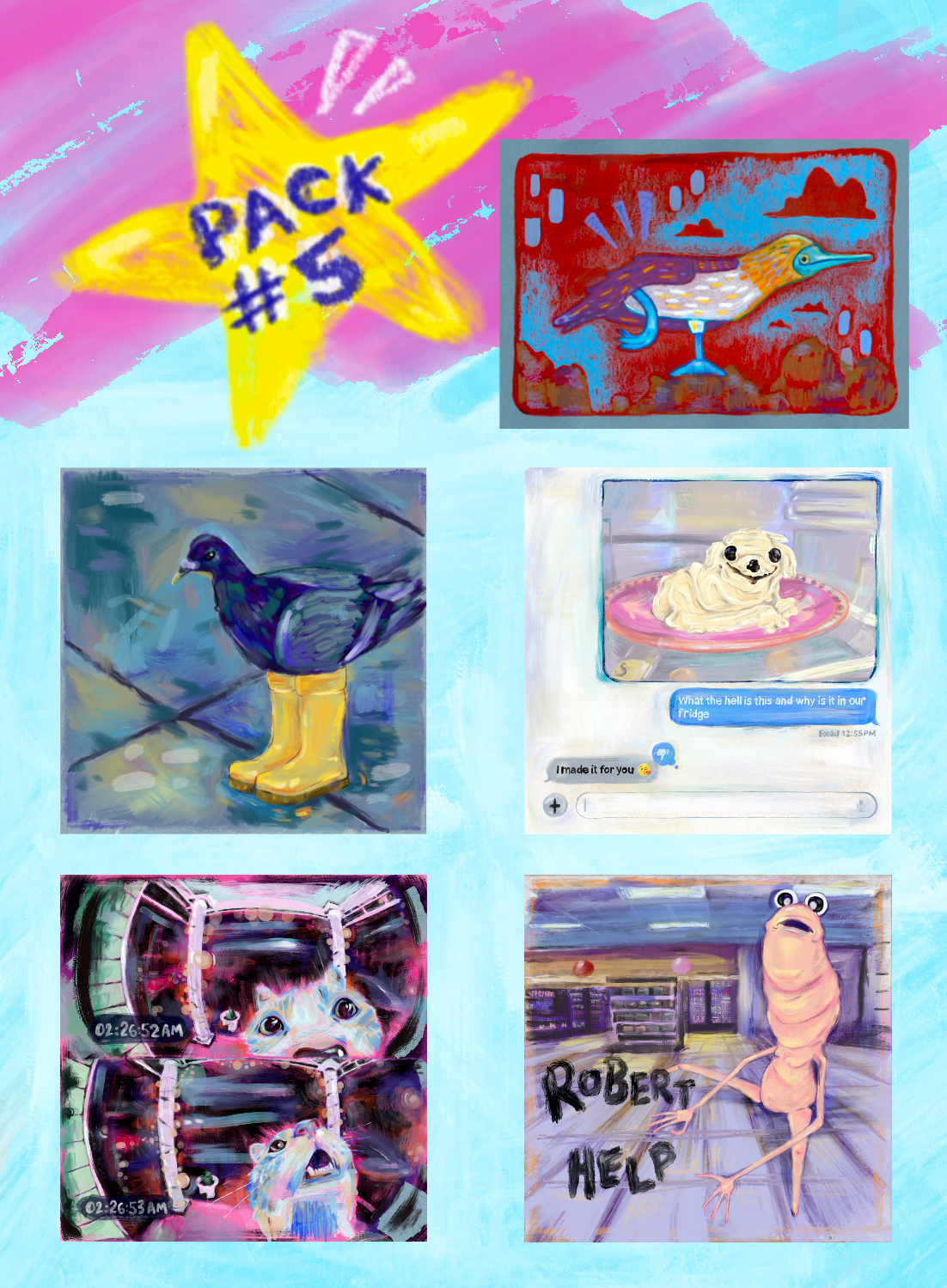 PREORDER - Miniature prints for ants