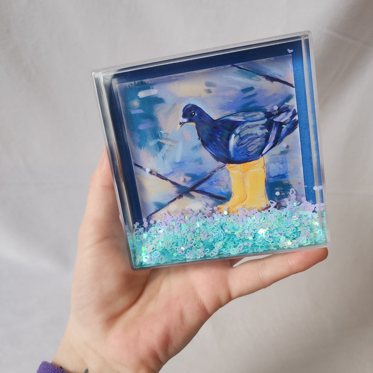 Sensory glitter prints
