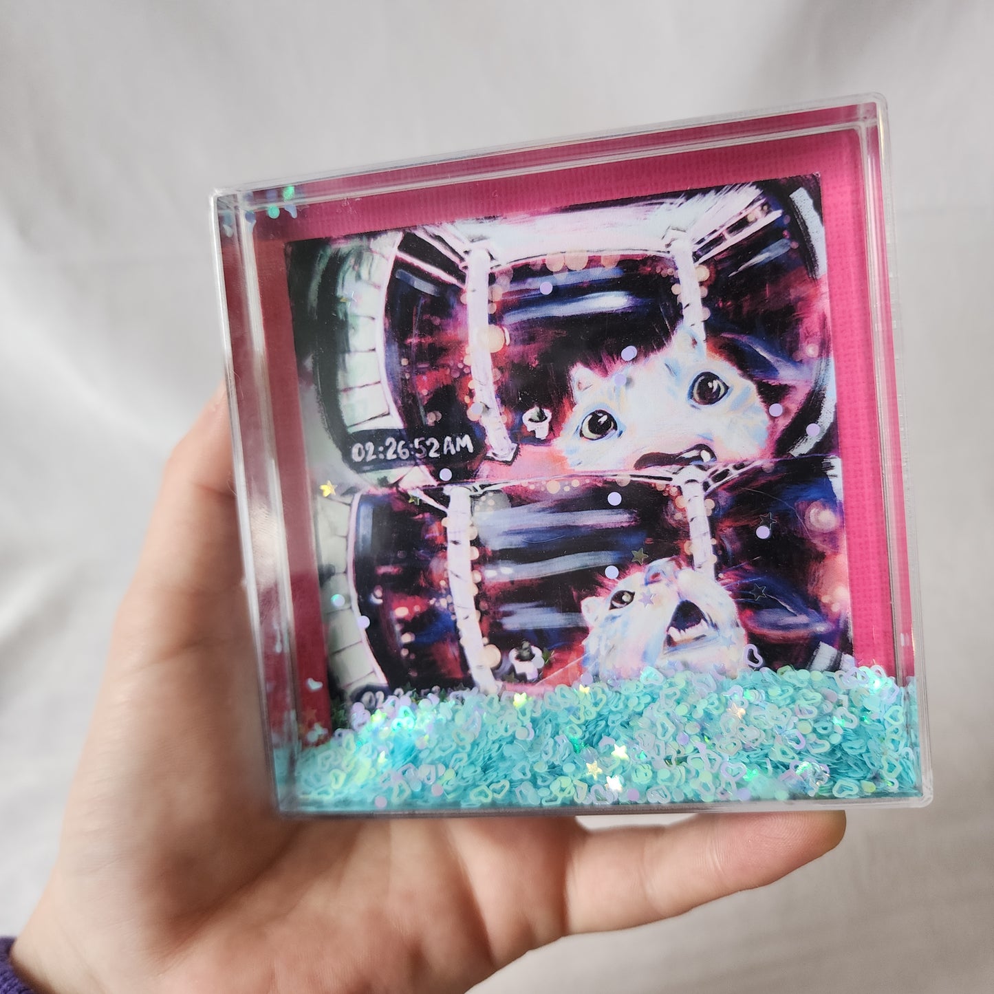 Sensory glitter prints