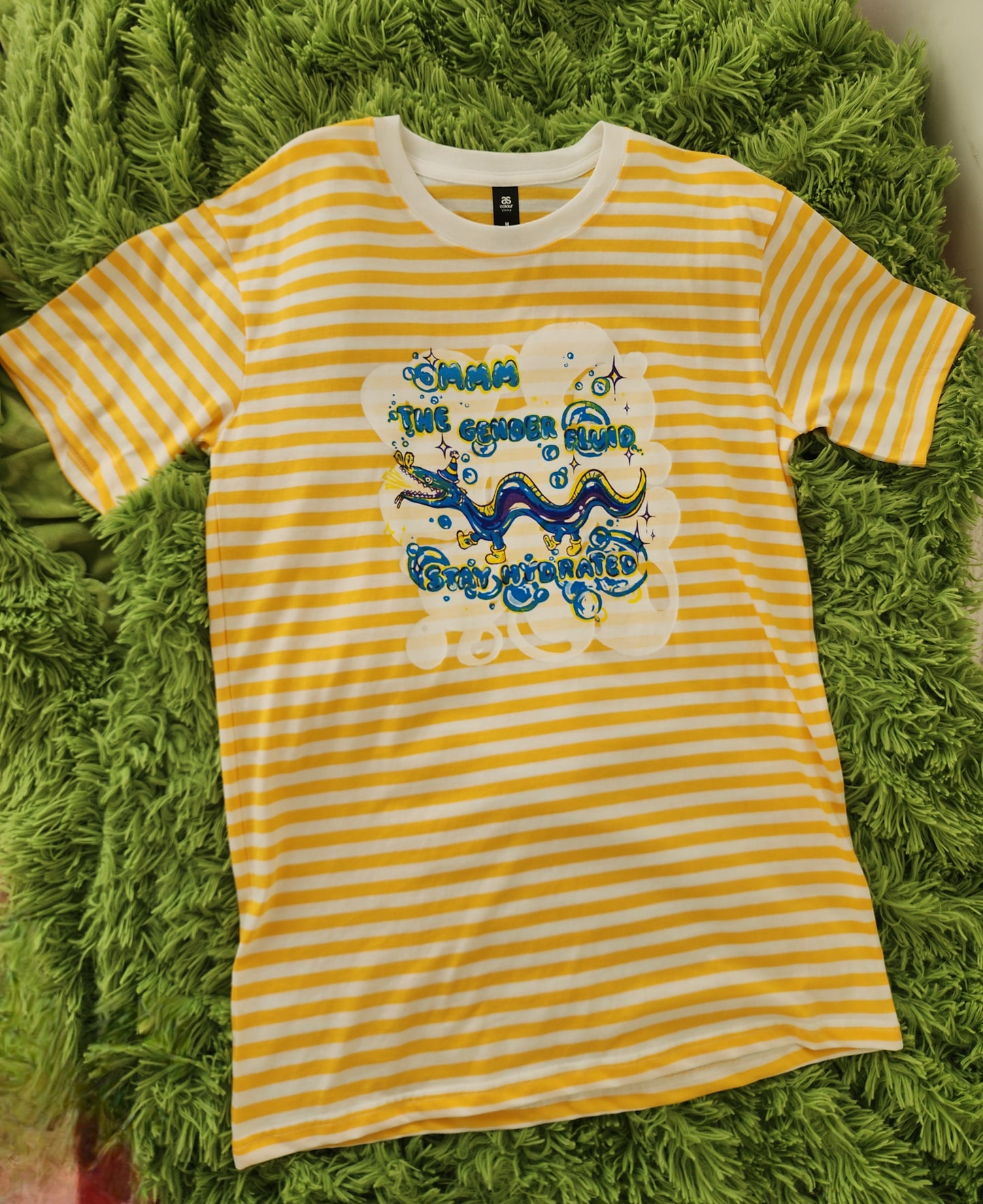 Yellow wally gender fluid shirt
