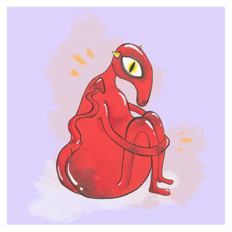 Lil devil print