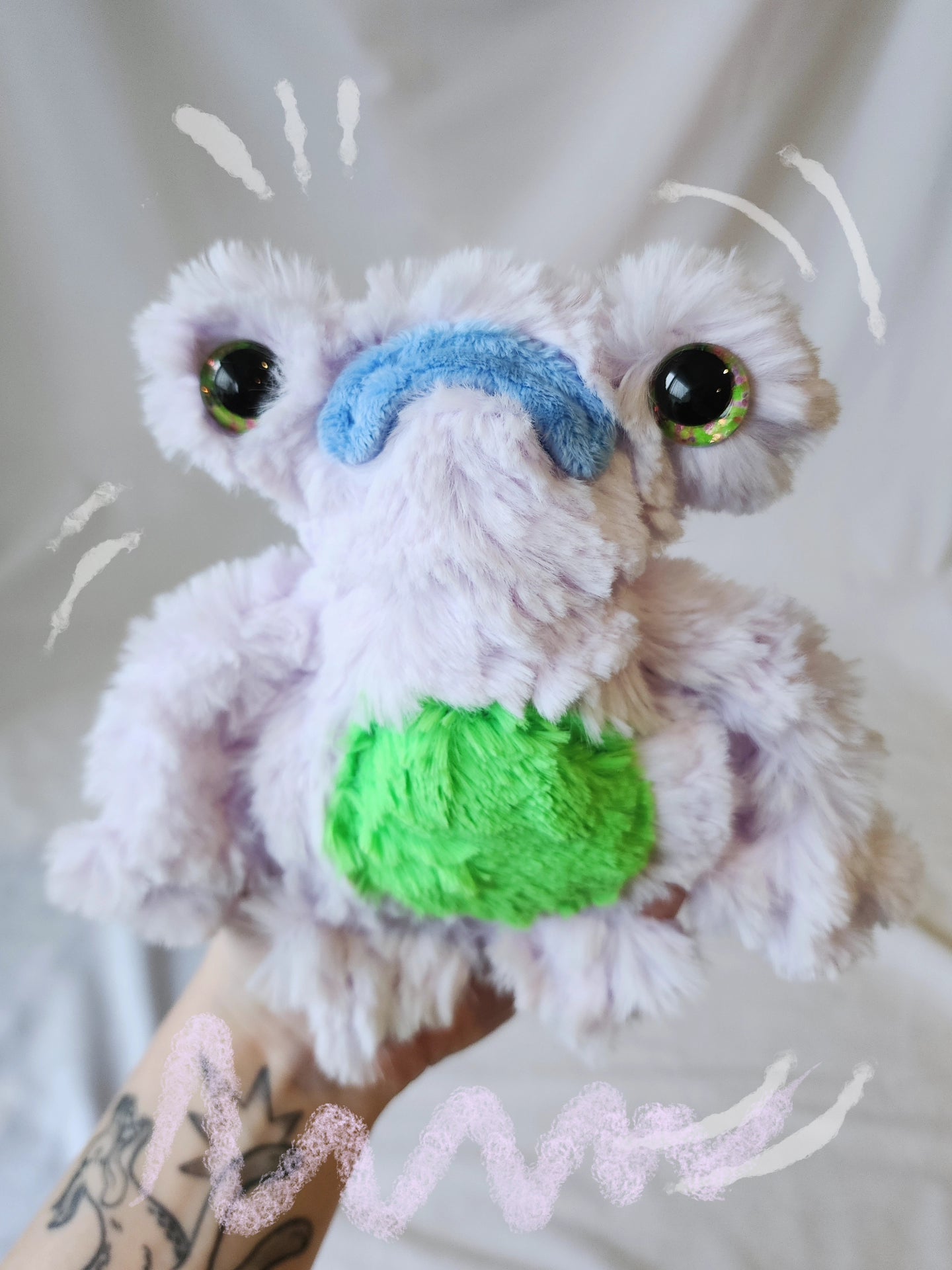 Mini lavender frog