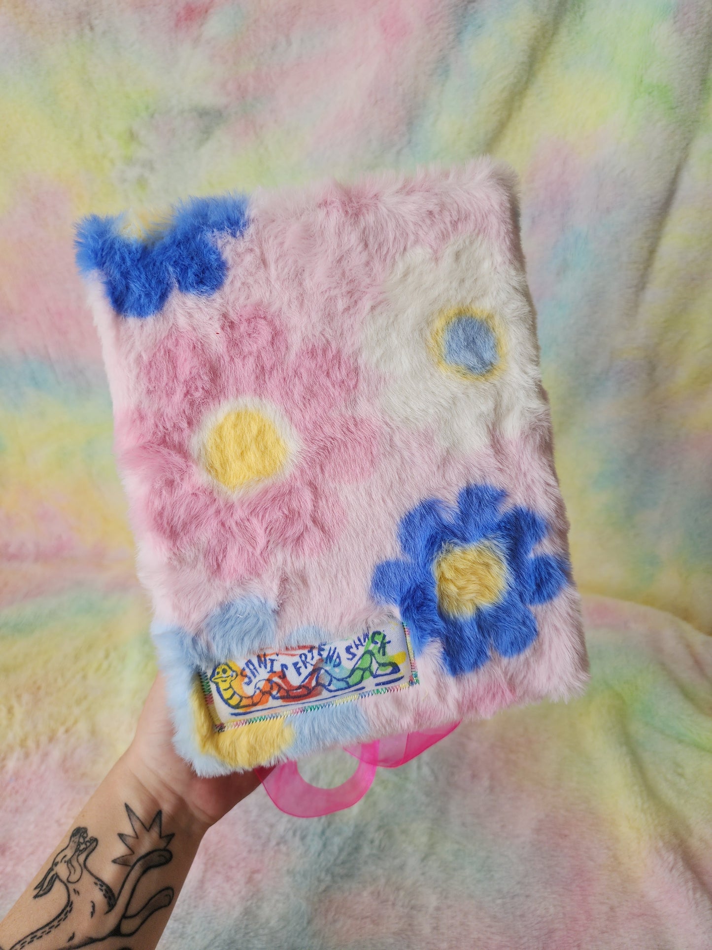 Handmade book - flower bee