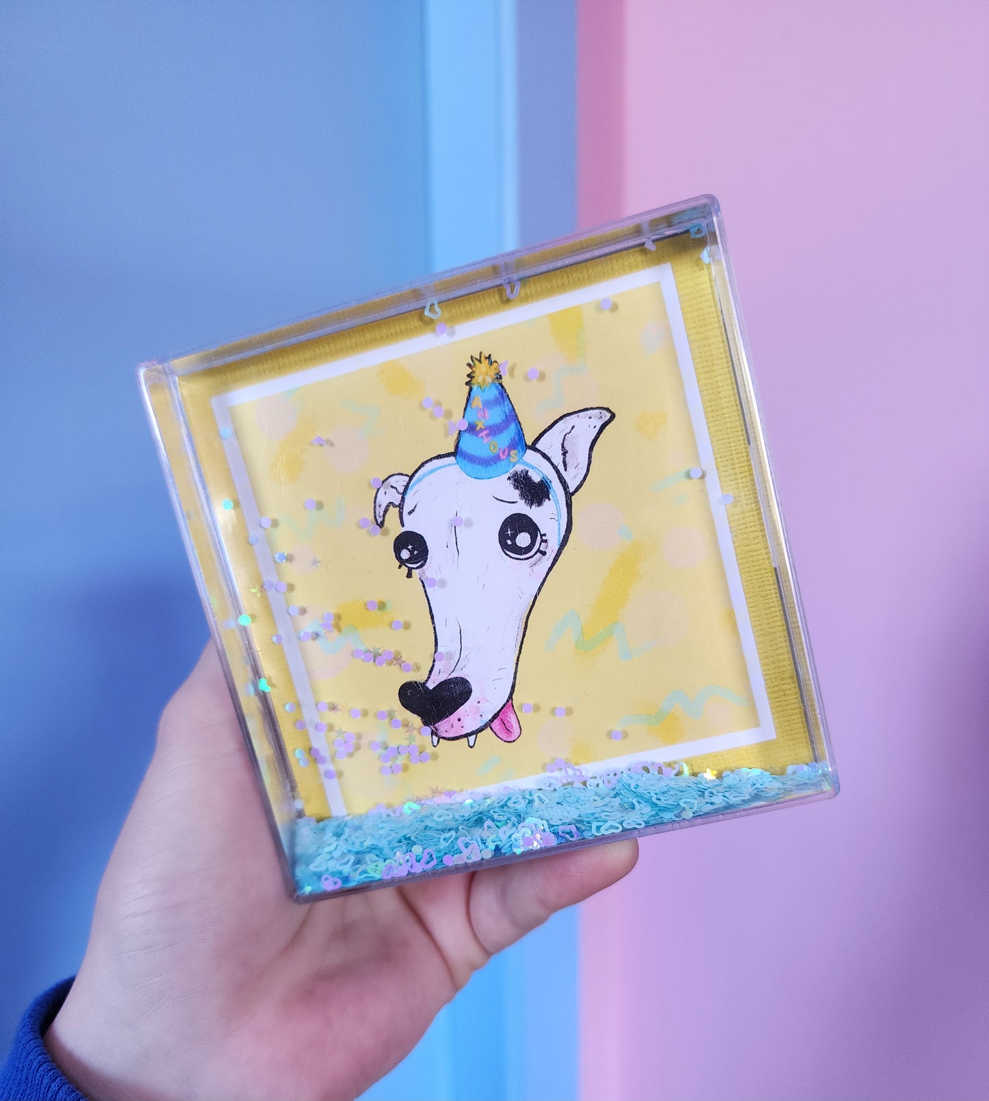 Sensory glitter prints