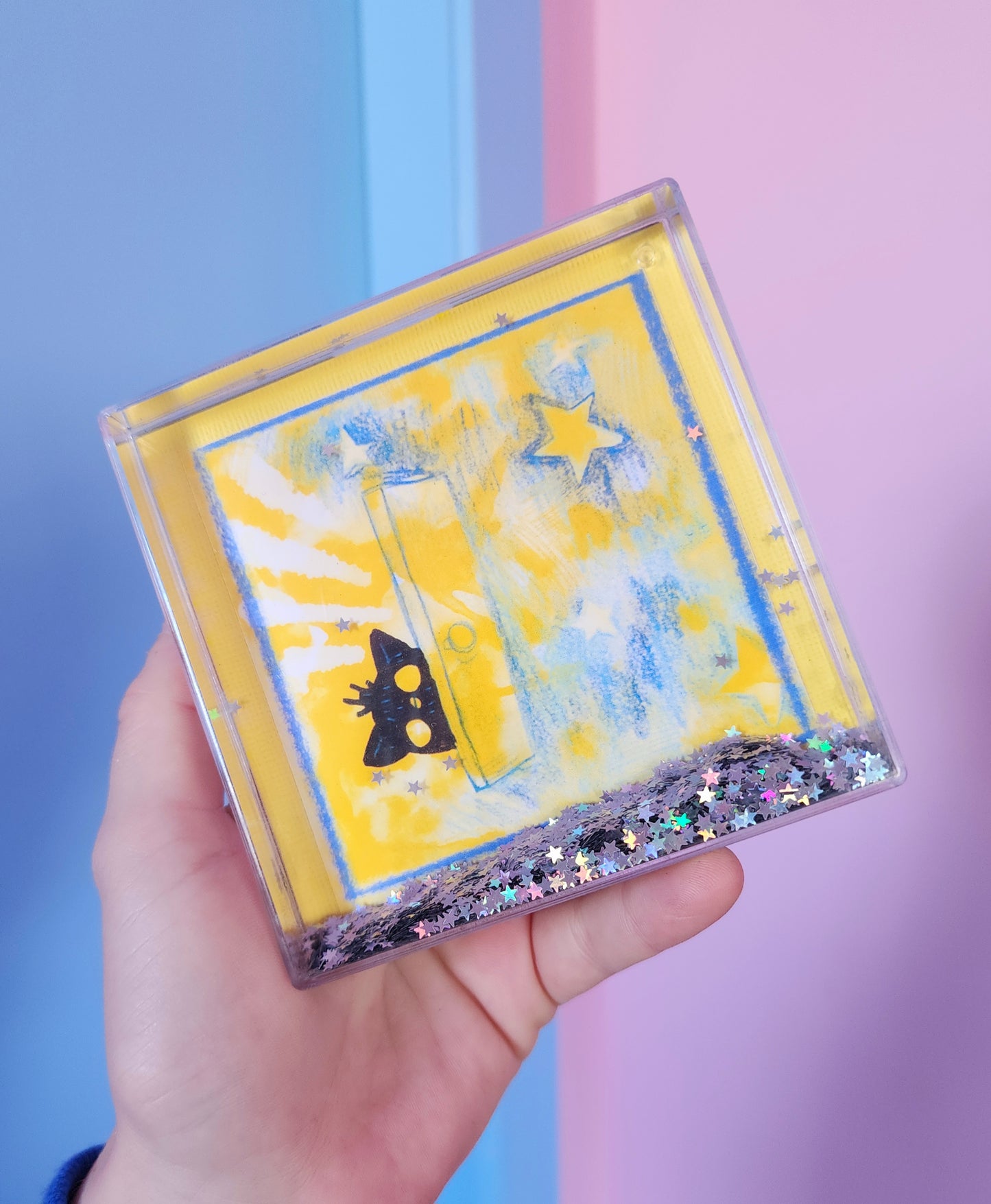 Sensory glitter prints