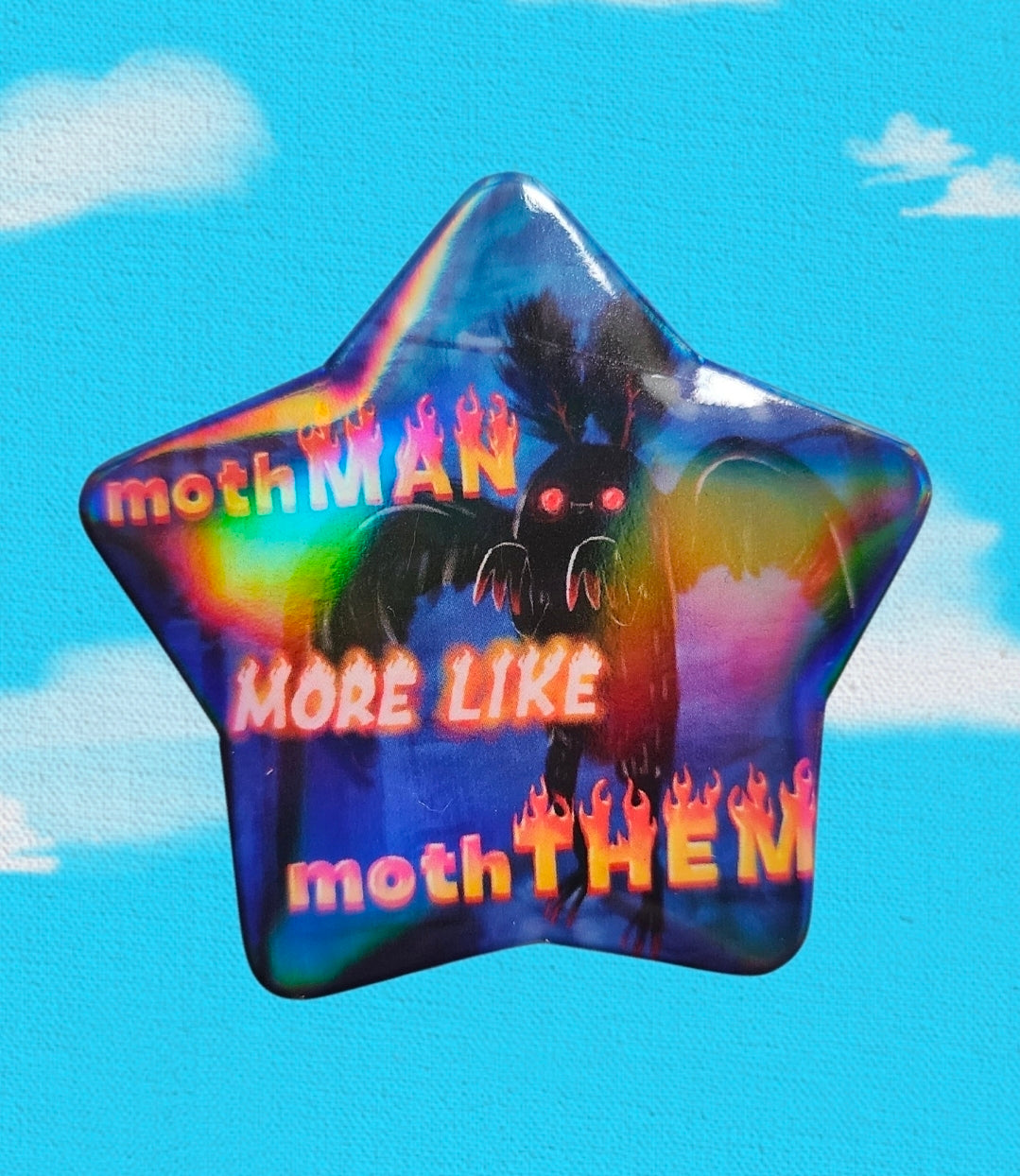 PREORDER moththem star badge