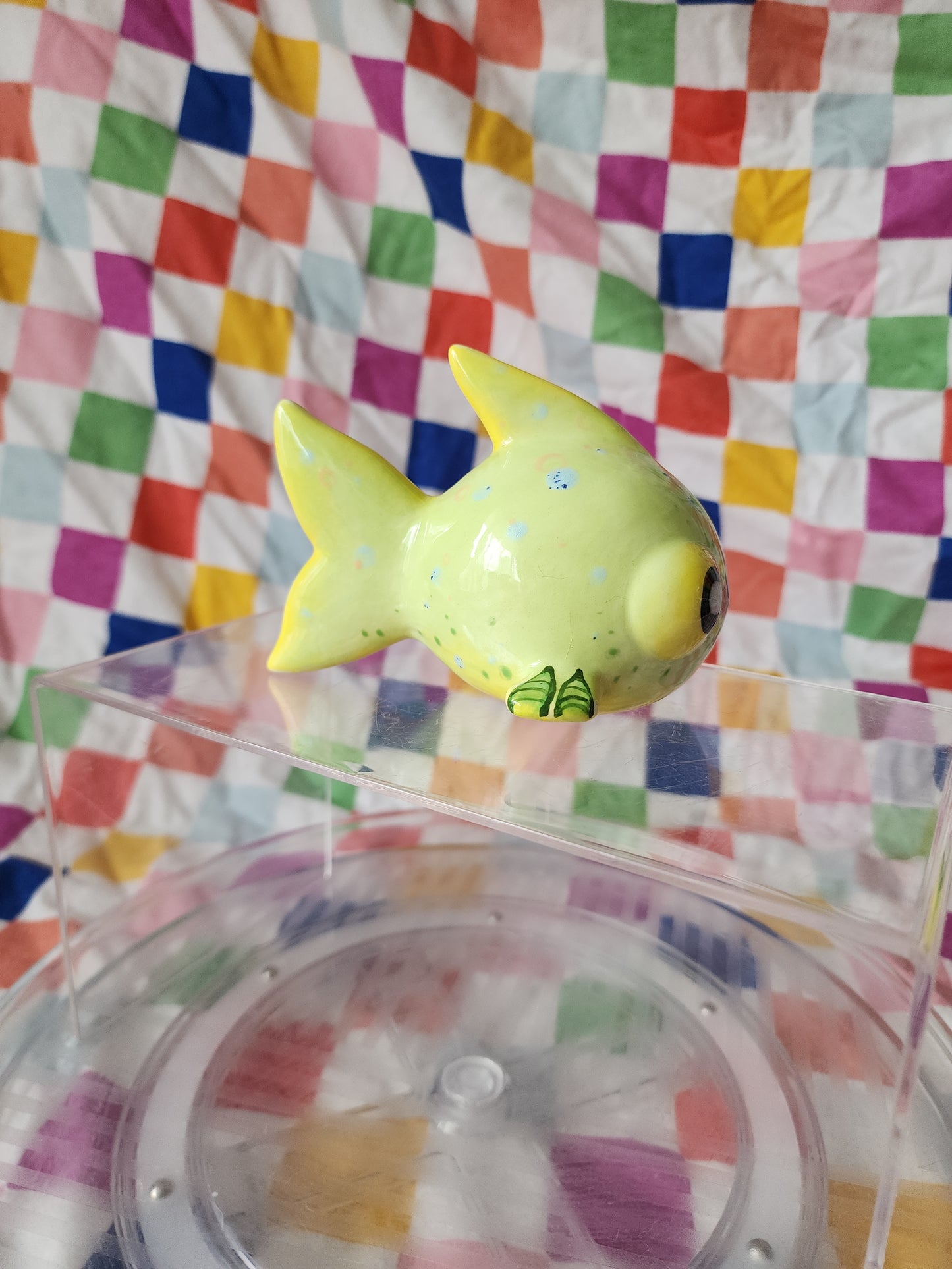 Swampy the ceramic swampfish