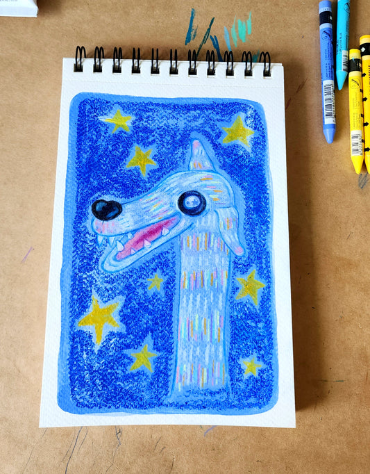 Star dog -  Original Artwork