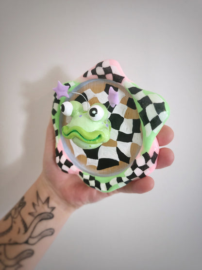 Hanging wall plaque - frog