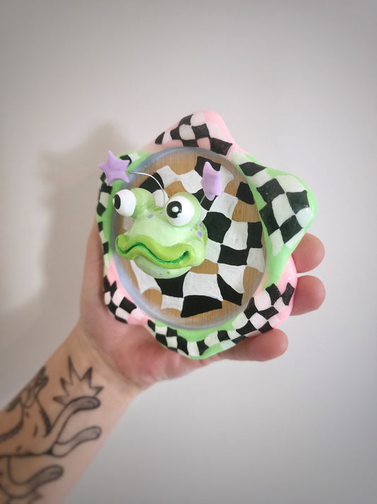 Hanging wall plaque - frog