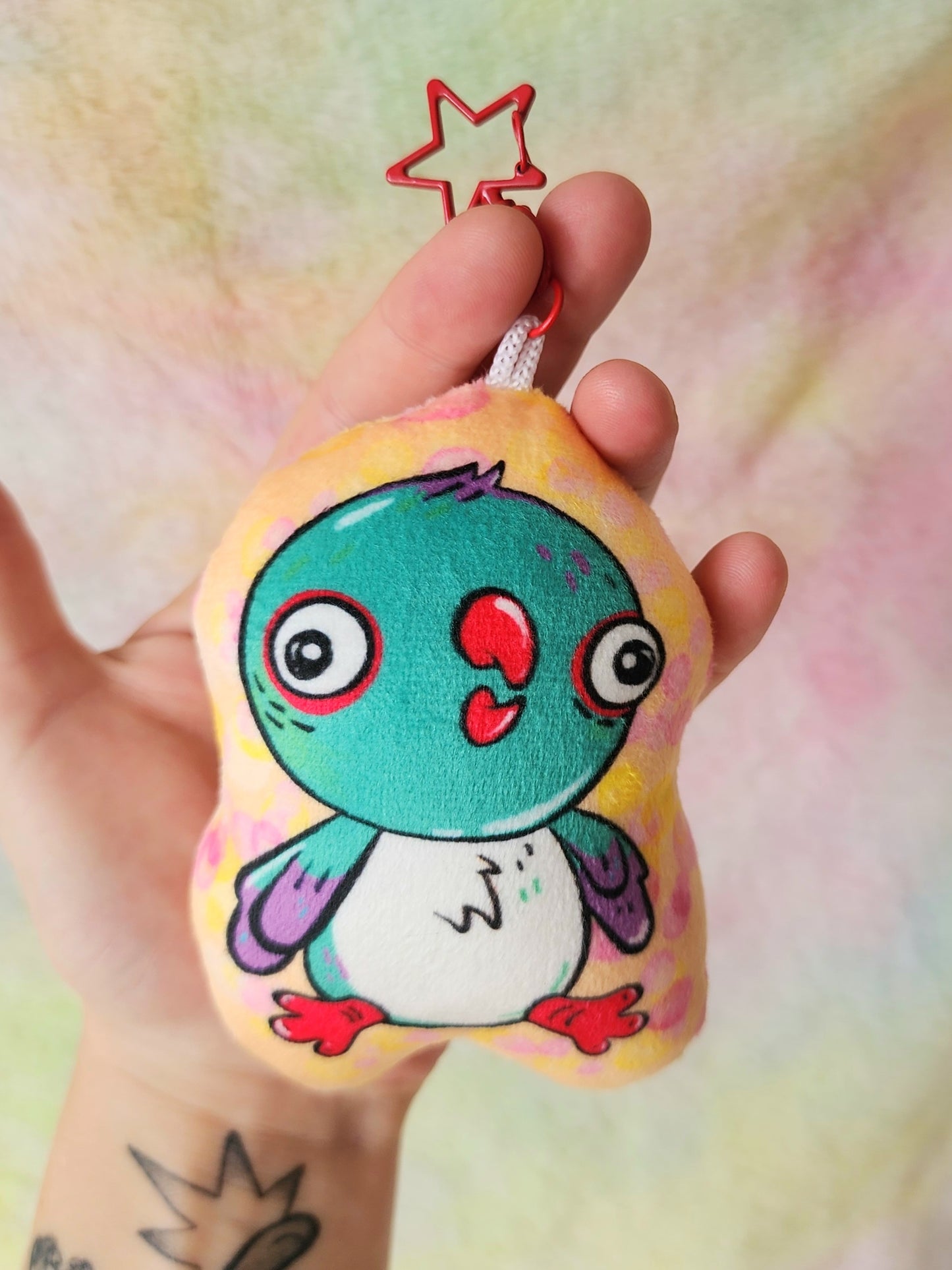 Plush keychain - kereru