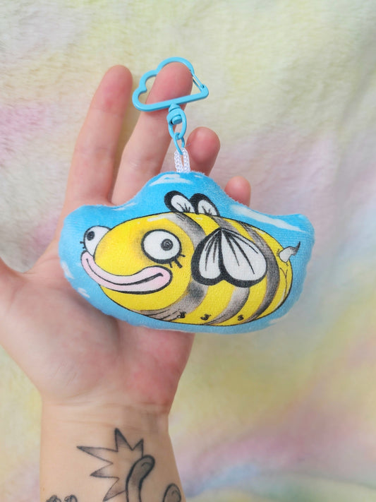 Plush keychain - bee