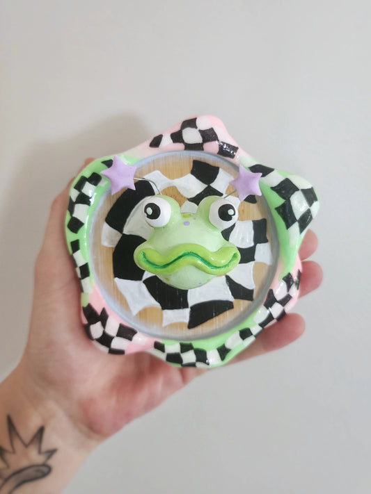 Hanging wall plaque - frog