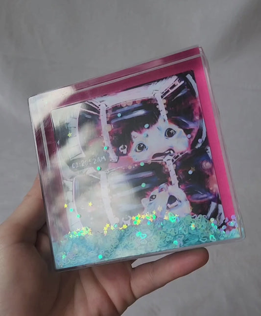 Sensory glitter prints