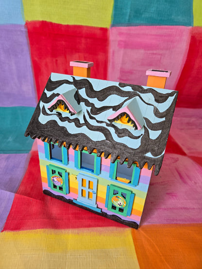 Advent calendar - light up house (duck)