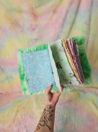 Handmade book - toothy friend