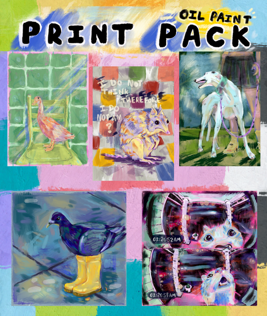 Print pack - oil paint