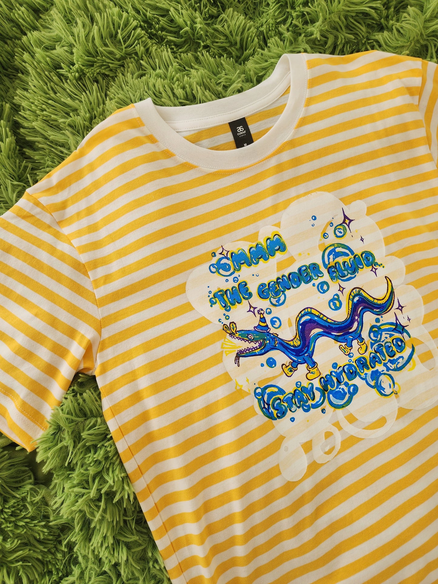 Yellow wally gender fluid shirt