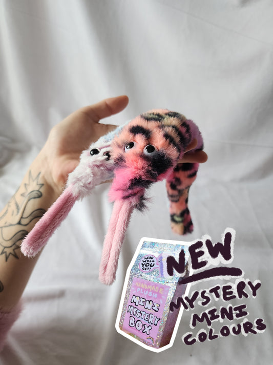 Handmade plush mystery mini box