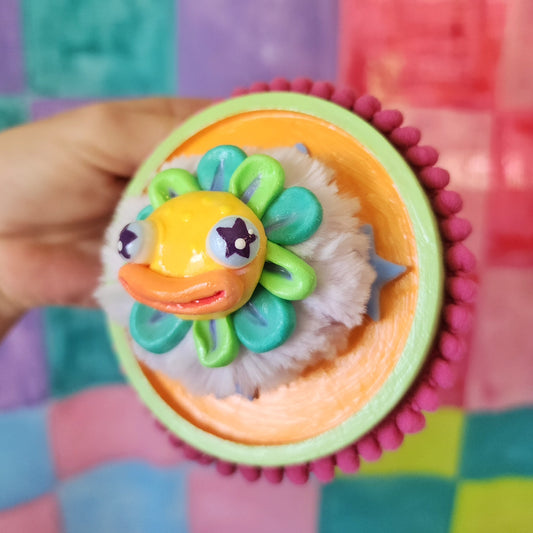 Hanging wall plaque - flower