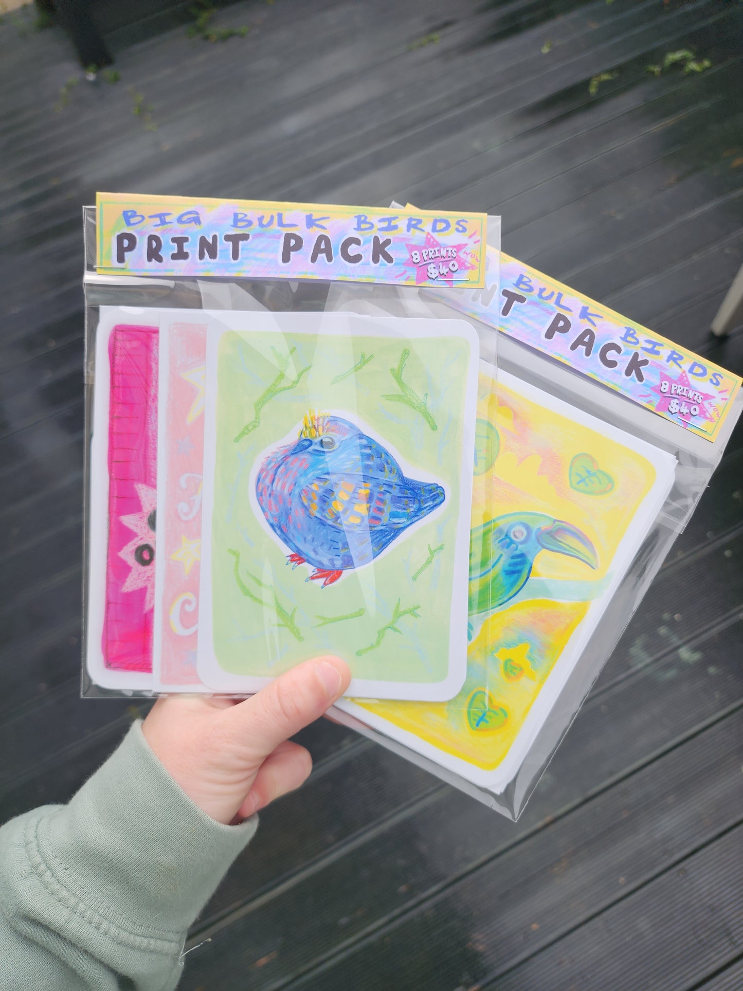 Print pack - big bulk pack of birds