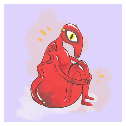 Lil devil print