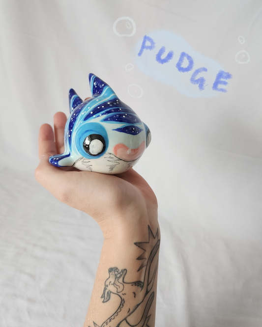 Pudge the ceramic whalesharkfish