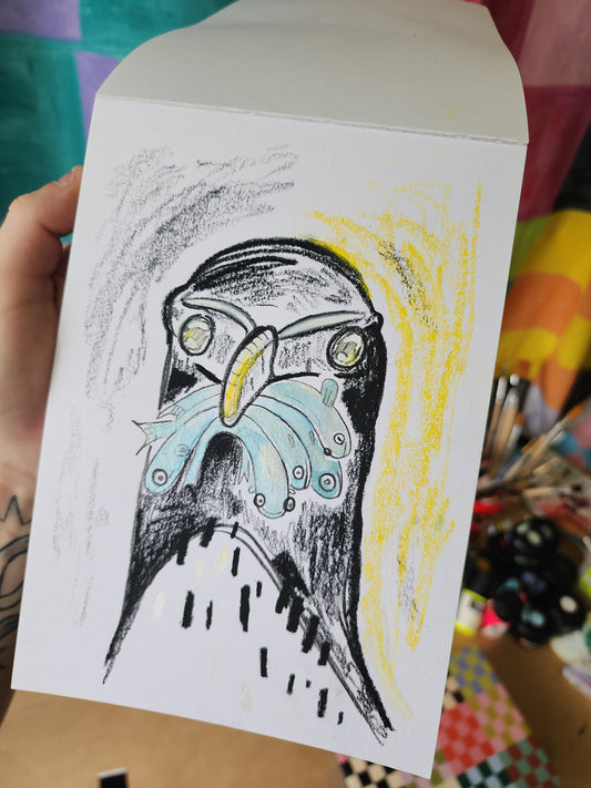 Razorbill - ⭐️IRIDESCENT⭐️ Original Artwork