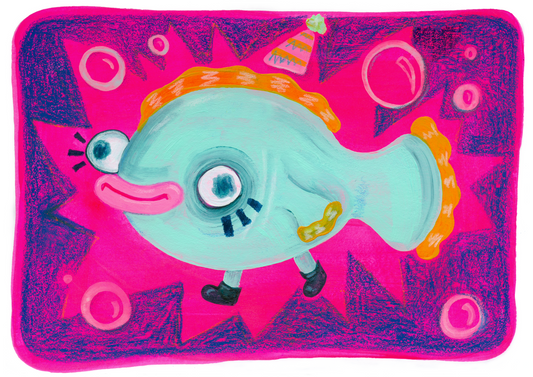 Party fish print