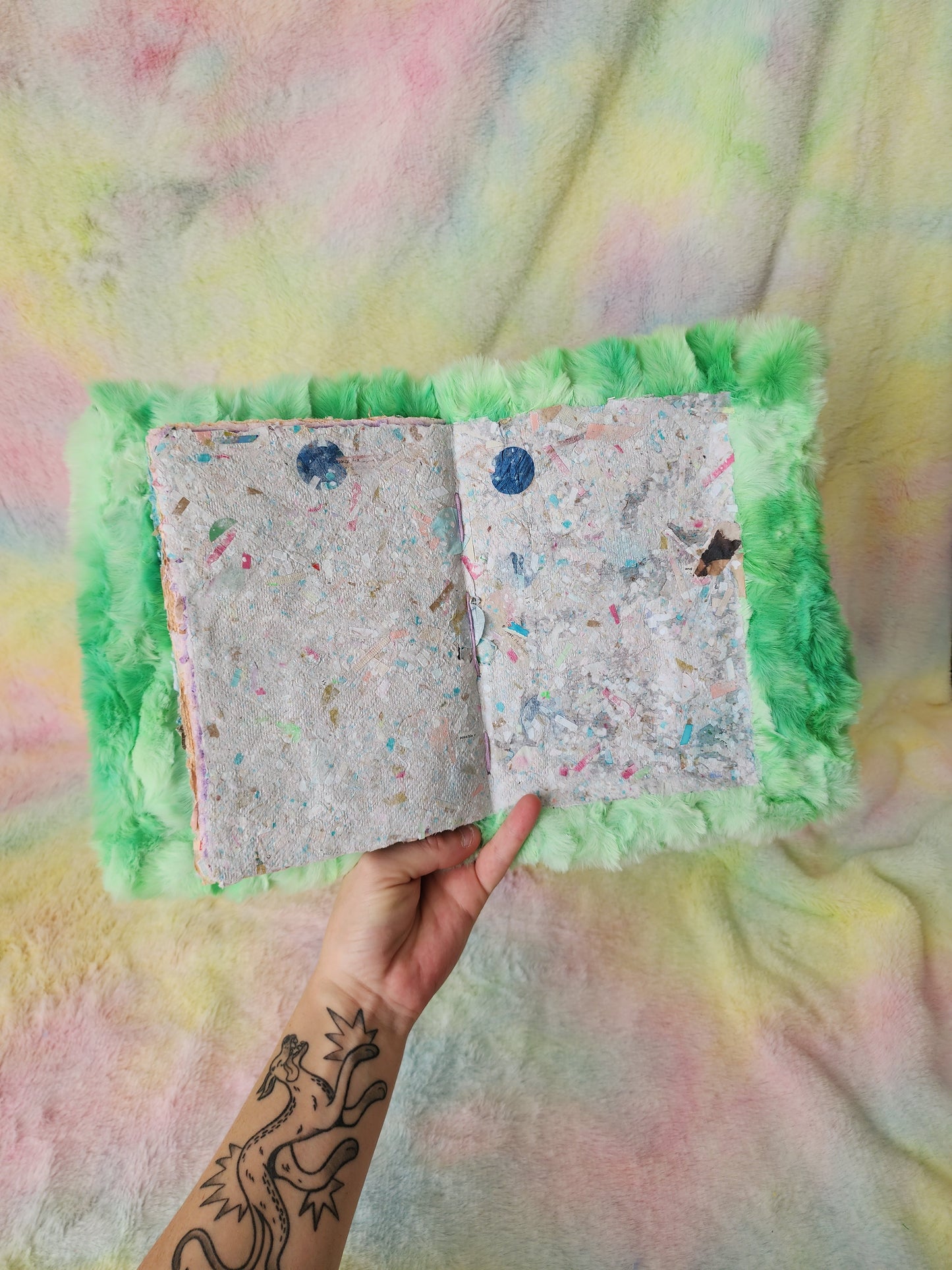 Handmade book - toothy friend