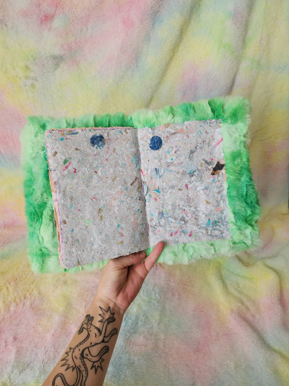 Handmade book - toothy friend