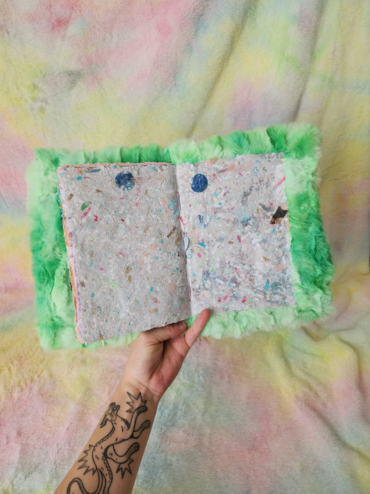 Handmade book - toothy friend
