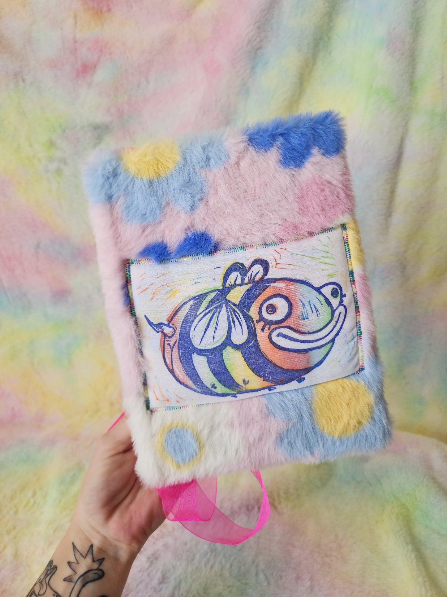 Handmade book - flower bee