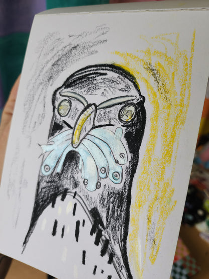 Razorbill - ⭐️IRIDESCENT⭐️ Original Artwork