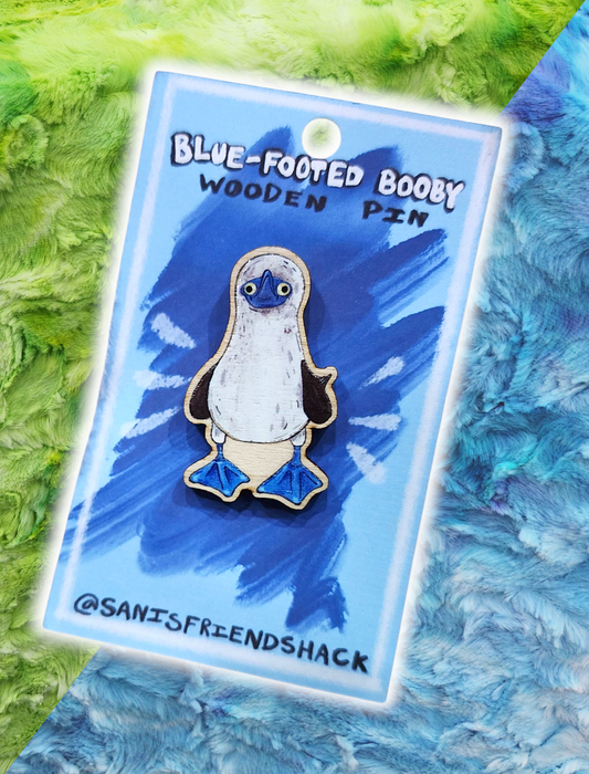 Blue footed booby pin