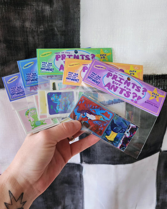 Miniature prints for ants