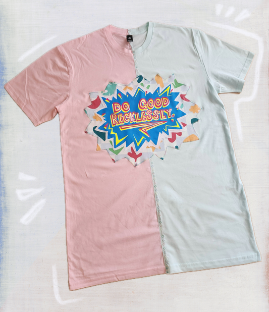 Block colour tee - do Good recklessly